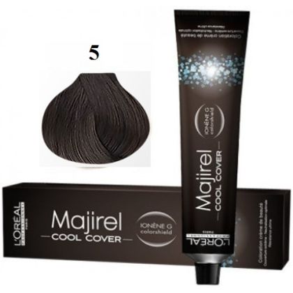 Vopsea de par permanenta L’Oréal Professionnel Majirel Cool Cover 5 , 50 ml - Abbate.ro
