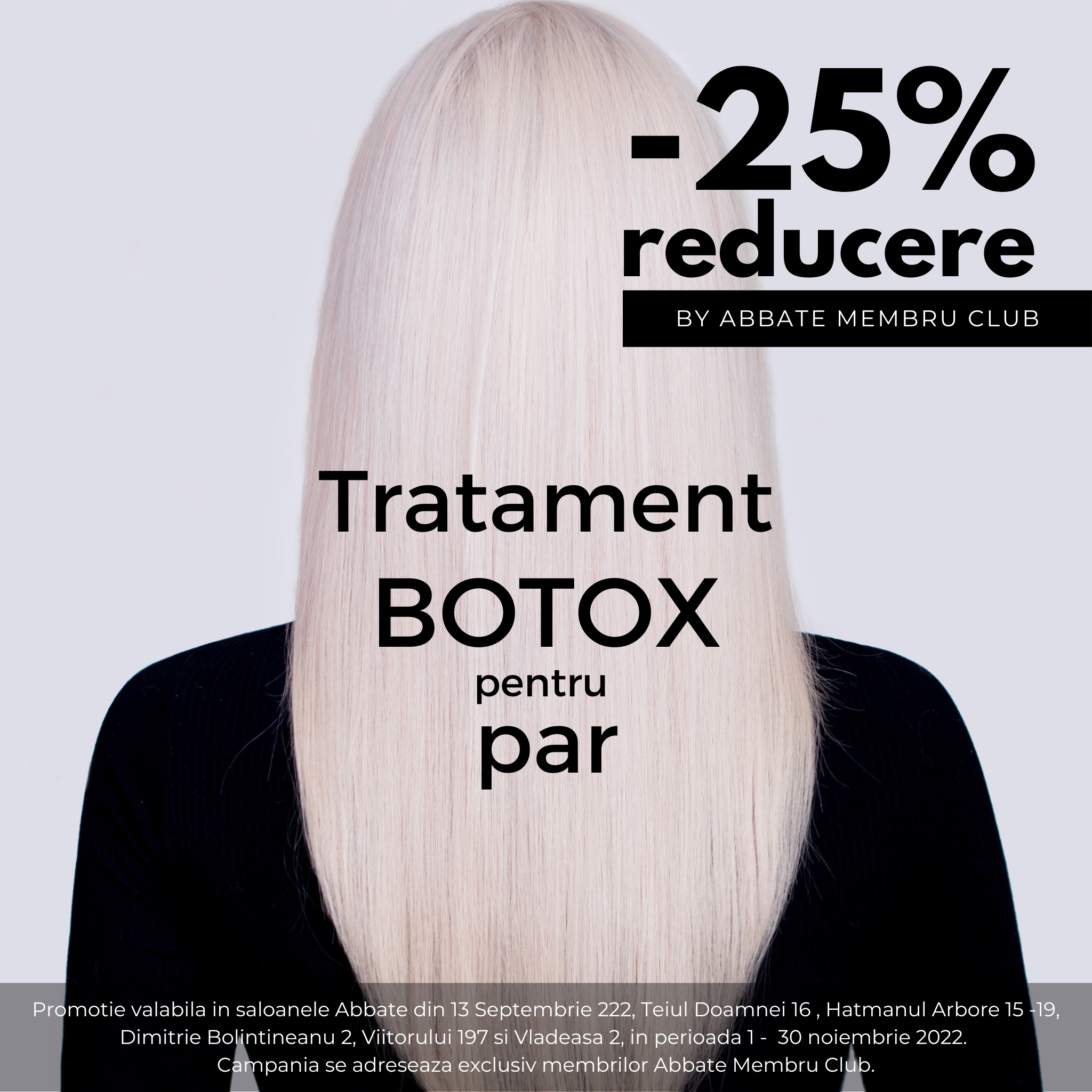 Oferta tratament regenerare par Botox Hair - Abbate.ro
