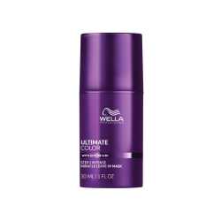 Masca de par leave-in de protectie si mentinere a culorii Wella Professionals Ultimate Color, cu glicina & B5, 30 ml