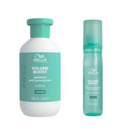 Set pentru par lipsit de volum - Wella Professionals Invigo Volume Boost ( Sampon 300 ml + Spray 150 ml)