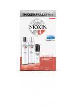 Nioxin  SYS4 Kit - Pachet complet pentru parul cu tendinta notabila de subtiere, fin si vopsit,  150/150/50 ml