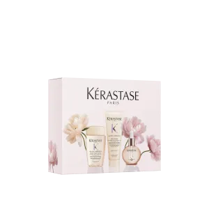 Set Kérastase GLOSS ABSOLU Oil Spring 2026 Sampon BAIN HYDRA-GLAZE 80ml + FONDANT INSTA GLAZE 75 ml + GLAZE DROPS 45 ml