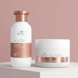 Set intens reparator pentru par deteriorat Wella Professionals Fusion ( Sampon 250 ml + Masca 150 ml )