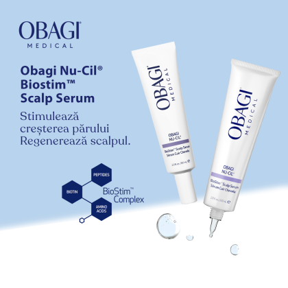 Ser pentru stimularea cresterii parului si sanatatea scalpului Obagi Nu-Cil™  BioStim Scalp Serum ,60 ml 