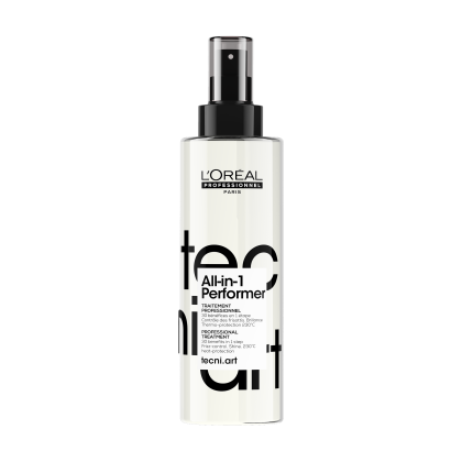 Tratament profesional pentru par, fara clatire multifunctional cu 30 de beneficii, produs vegan L’Oreal Professionnel Tecni.Art All-in-1 Performer, 190 ml