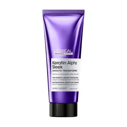 Crema-tratament profesionala pentru par matasos L’Oreal Professionnel Keratin Alpha Sleek Smooth Transformer , 200 ml