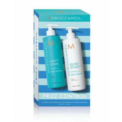 Set pentru netezirea parului Moroccanoil Frizz Control Duo, 2x500 ml