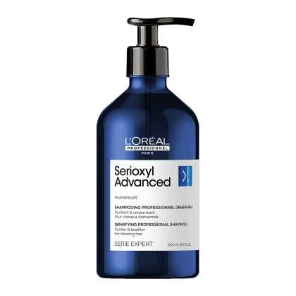 Sampon purificator si pentru mai multa densitate, pentru par fin L'Oréal Professionnel Serie Expert Serioxyl Advanced, 500 ml