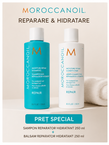 Set de par pentru reparare Moroccanoil Repair Duo 2x250 ml