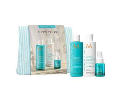 Set hidratare par Moroccanoil Hydration Spring Collection 2x250ml + 50ml