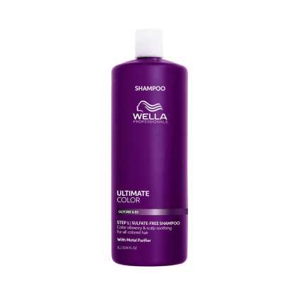 Sampon de protectie si mentinere a culorii Wella Professionals Ultimate Color, cu glicina & B5, 1000 ml