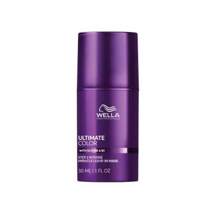 Masca de par leave-in de protectie si mentinere a culorii Wella Professionals Ultimate Color, cu glicina & B5, 30 ml