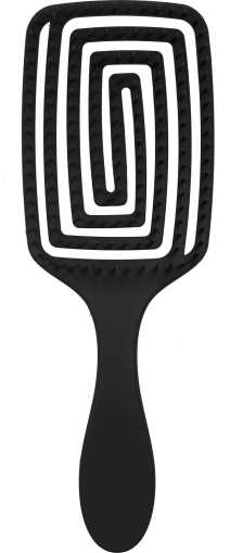 Perie profesionala pentru brushing OBB Vented Brush Black, neagra