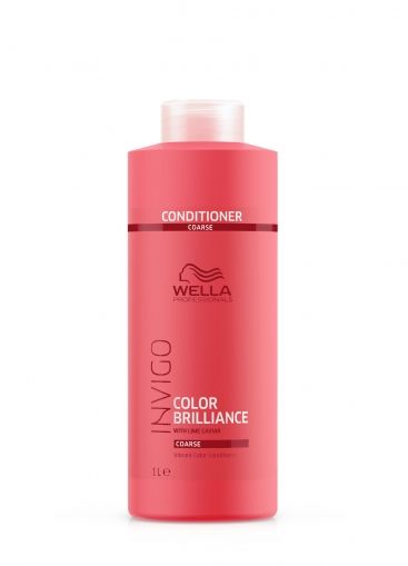 Balsam pentru par vopsit, aspru Wella Professionals Invigo Color Brilliance Vibrant Color Conditioner Coarse Hair, 1000 ml - Abbate.ro