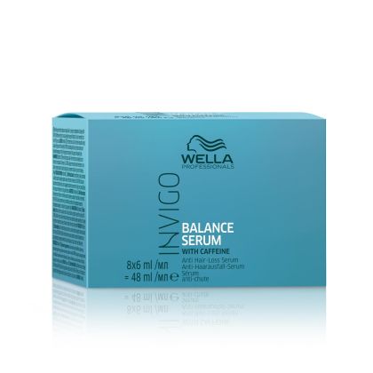 Ser impotriva caderii parului Wella Professionals Invigo Balance Anti Hair Loss Serum, 8 x 6ml - Abbate.ro