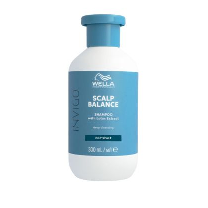Sampon pentru curatare profunda scalp si par Wella Professionals Invigo Scalp Balance Aqua Pure, 300 ml - Abbate.ro