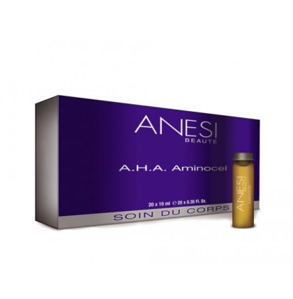 Fiole concentrate anti-celulita ANESI Aminocel - cu centella asiatica, elastina si silicon, 20x10 ml - Abbate.ro