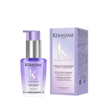 Ulei intens hidratant par blond  Kérastase Blond Absolu L'Huile Cicagloss, 30 ml - Abbate.ro