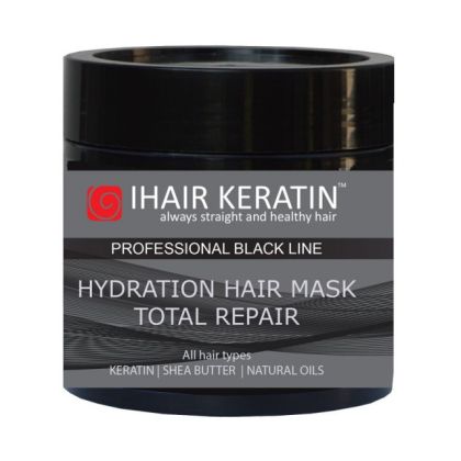 Masca hidratanta Ihair Keratin Hydration Total Repair Mask Black Line, 500 ml - Abbate.ro