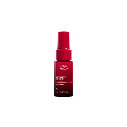 Tratament de lux Leave-in Reparator pentru Par Deteriorat  Wella Professionals Ultimate Night Serum, 30 ml - Abbate.ro