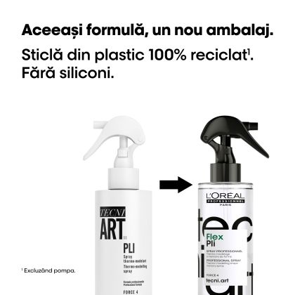 Spray termo-modelator pentru volum L’Oreal Professionnel Tecni.Art Flex Pli , 190 ml - Abbate.ro