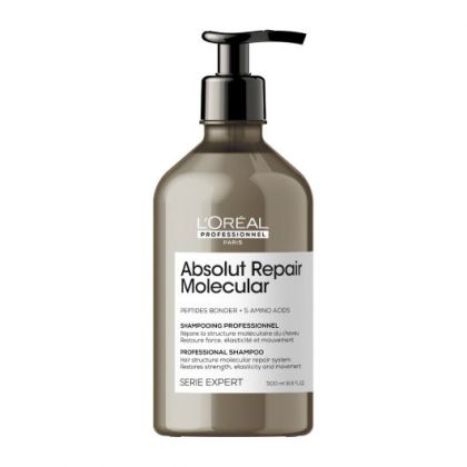 Sampon pentru par deteriorat L’Oreal Professionnel Absolut Repair Molecular, 500 ml - Abbate.ro