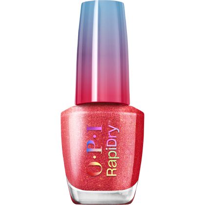 Lac de unghii cu uscare rapida OPI RapiDry™, Fuego On-the-Go, 9 ml - Abbate.ro