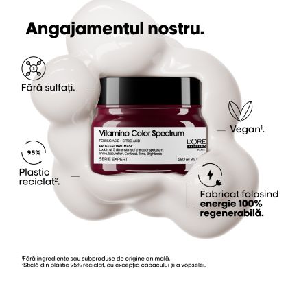 Masca pentru par vopsit L'Oréal Professionnel Serie Expert Vitamino Color Spectrum, 500 ml - Abbate.ro