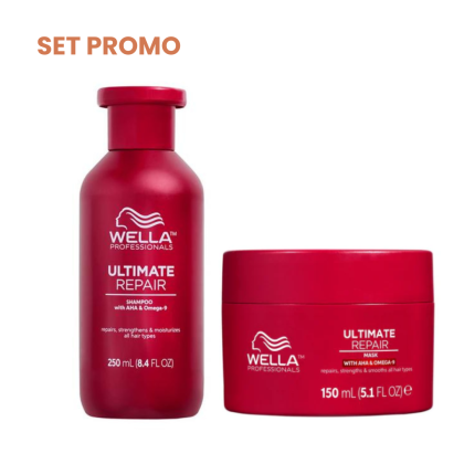 Set Wella Professionals Ultimate Repair ( Sampon 300 ml + Masca 150 ml) - Abbate.ro
