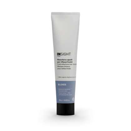 Masca hranitoare și hidratanta care combate reflexele galben-portocalii din părul blond natural și decolorat Insight Blonde Cold Reflections, 200ml - Abbate.ro
