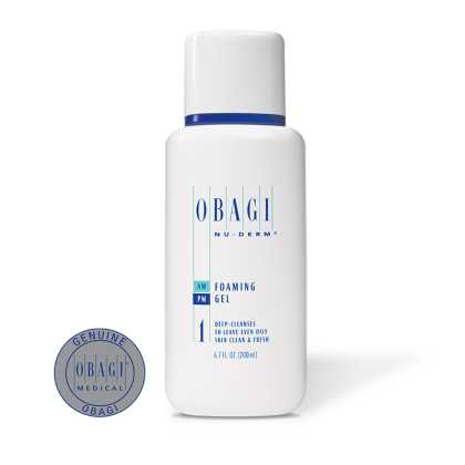 Gel de curatare pentru ten normal/ gras Obagi Nu-Derm® Foaming Gel, 200 ml - Abbate.ro