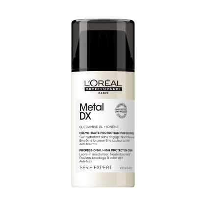 Crema cu protectie termica, fara clatire pentru toate tipurille de par L’Oreal Professionnel Serie Expert Metal Detox, 100 ml - Abbate.ro