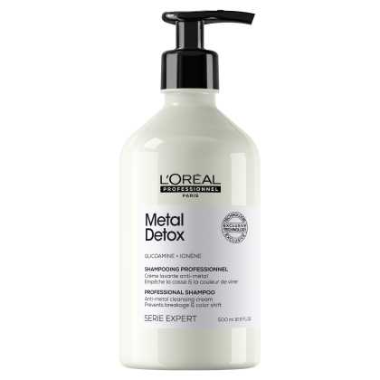 Sampon-crema profesional cu sistem pentru curatarea metalelor L'Oréal Professionnel Serie Expert Metal Detox, 500 ml - Abbate.ro