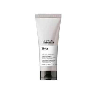 Balsam de par, pentru neutralizarea tonurilor galbene nedorite L’Oreal Professionnel Serie Expert Silver, 200 ml - Abbate.ro