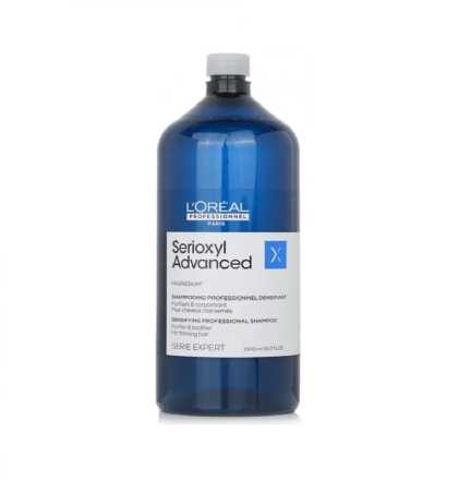 Sampon purificator si pentru mai multa densitate, pentru par fin L'Oréal Professionnel Serie Expert Serioxyl Advanced, 1500 ml - Abbate.ro