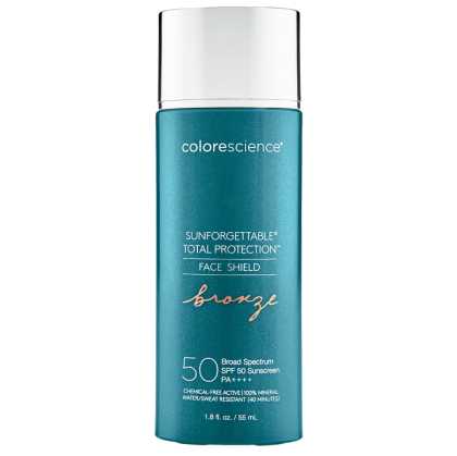 Cremă iluminatoare Colorescience Sunforgettable® Total Protection Face Shield Bronze SPF 50, 55 ml