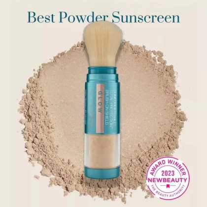 Pudră minerală cu protecție solară Colorescience Sunforgettable® Brush-On Shield SPF 30 Glow EU, 4.3 g
