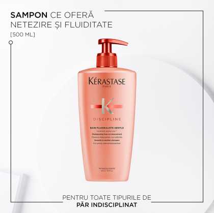 Sampon fara sulfati pentru par rebel, greu de aranjat, greu de coafat Kerastase Bain Fluidéaliste Sulfate Free,​ 500 ml
