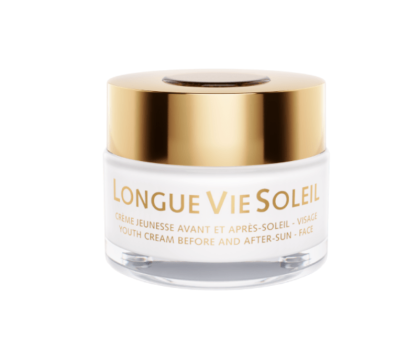 Crema de fata dupa expunerea la soare Guinot Longue Vie Creme Apres Soleil efect de regenerare, 50ml