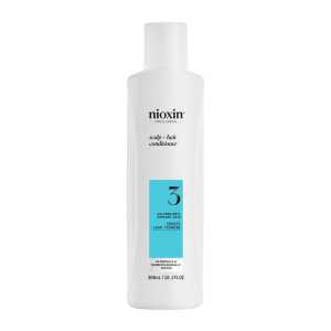 Balsam profesional fortifiant impotriva ruperii pentru par vopsit sau deteriorat cu aspect usor subtiat Nioxin System 3 Scalp + Hair Conditioner, 300 ml