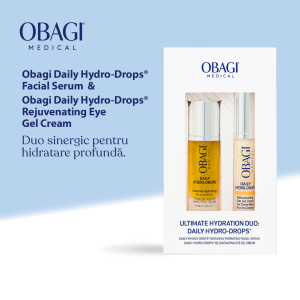 Pachet Obagi Ultimate Hydration Duo - Daily Hydro-Drops Facial Serum 50 ml+ Daily Hydro-Drops® Eye Gel Cream 15ml