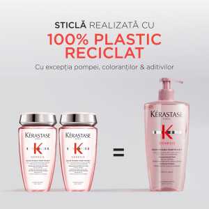 Sampon reincarcabil fortifiant pentru par slabit, predispus la cadere, din cauza ruperii Kérastase Genesis Bain Hydra-Fortifiant, 500 ml