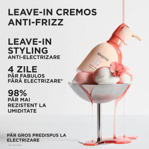 Leave-in cremos anti-frizz pentru par gros predispus la electrizare Kérastase Gloss Absolu, 240 ml