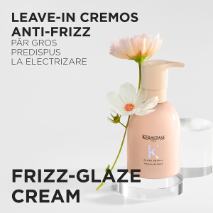 Leave-in cremos anti-frizz pentru par gros predispus la electrizare Kérastase Gloss Absolu, 240 ml