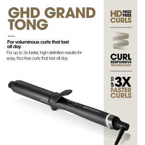 Ondulator profesional pentru bucle mari cu volum GHD Chronos Curve Grand Tong, 32 mm
