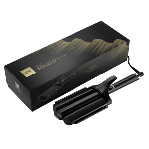 Ondulator profesional pentru bucle lejere GHD Wave Triple Barrel, 3x32 mm