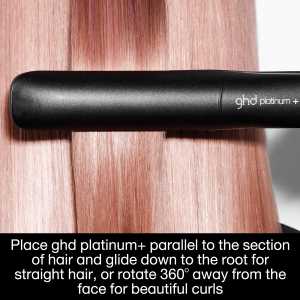 Placa de par profesionala cu tehnologia Ultra-Zone™ GHD Platinum+, Black 