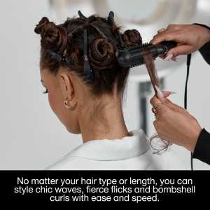 Perie de par profesionala pentru volum instant, bucle si onduleuri GHD Rise Hot Brush