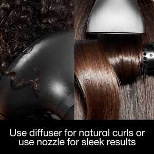 Uscator de par profesional GHD Helios, Black