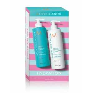 Set de par pentru hidratare Moroccanoil Hydration Duo, 2x500 ml